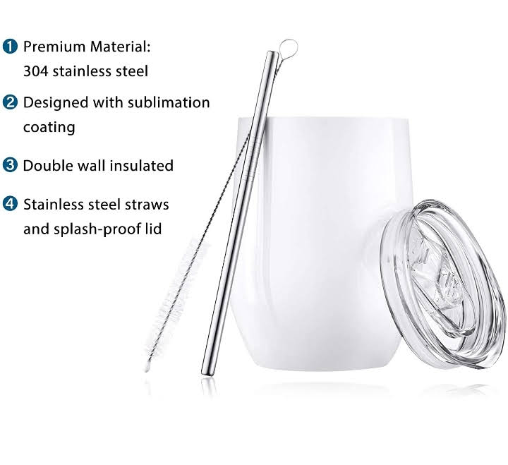 Custom Photo Tumbler with Lid & Straw