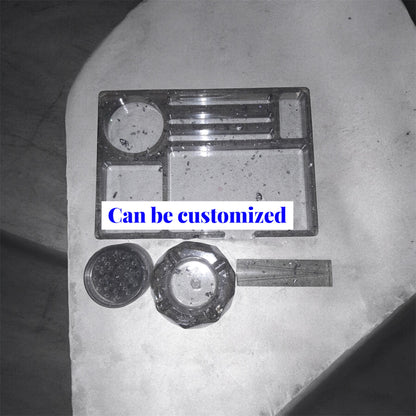 Custom Resin Tray, Ashtray & Grinder Set