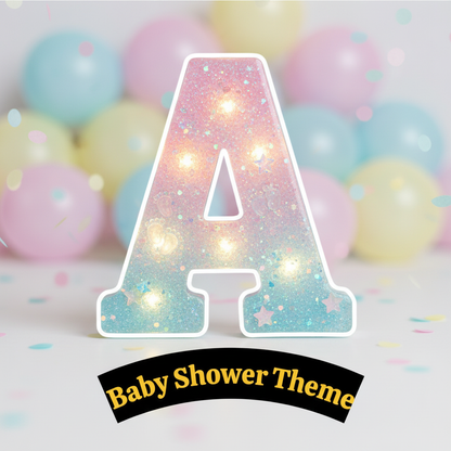 Baby Shower LED Letter