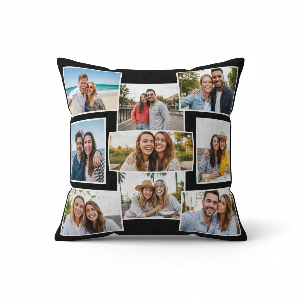 Best Friends Collage Pillow