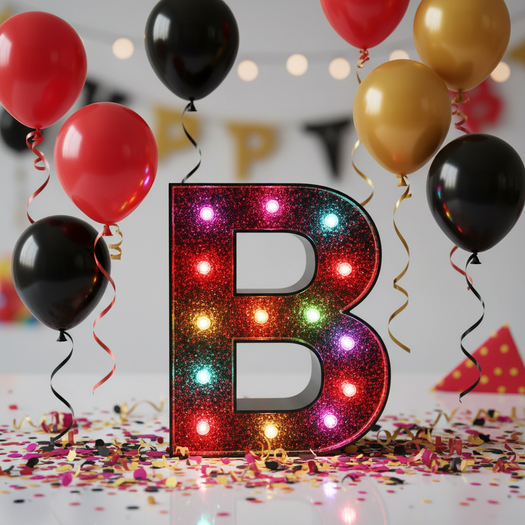 Birthday LED Letter