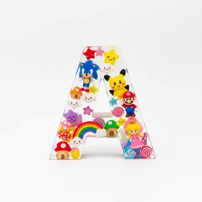 Cartoon Resin Letter