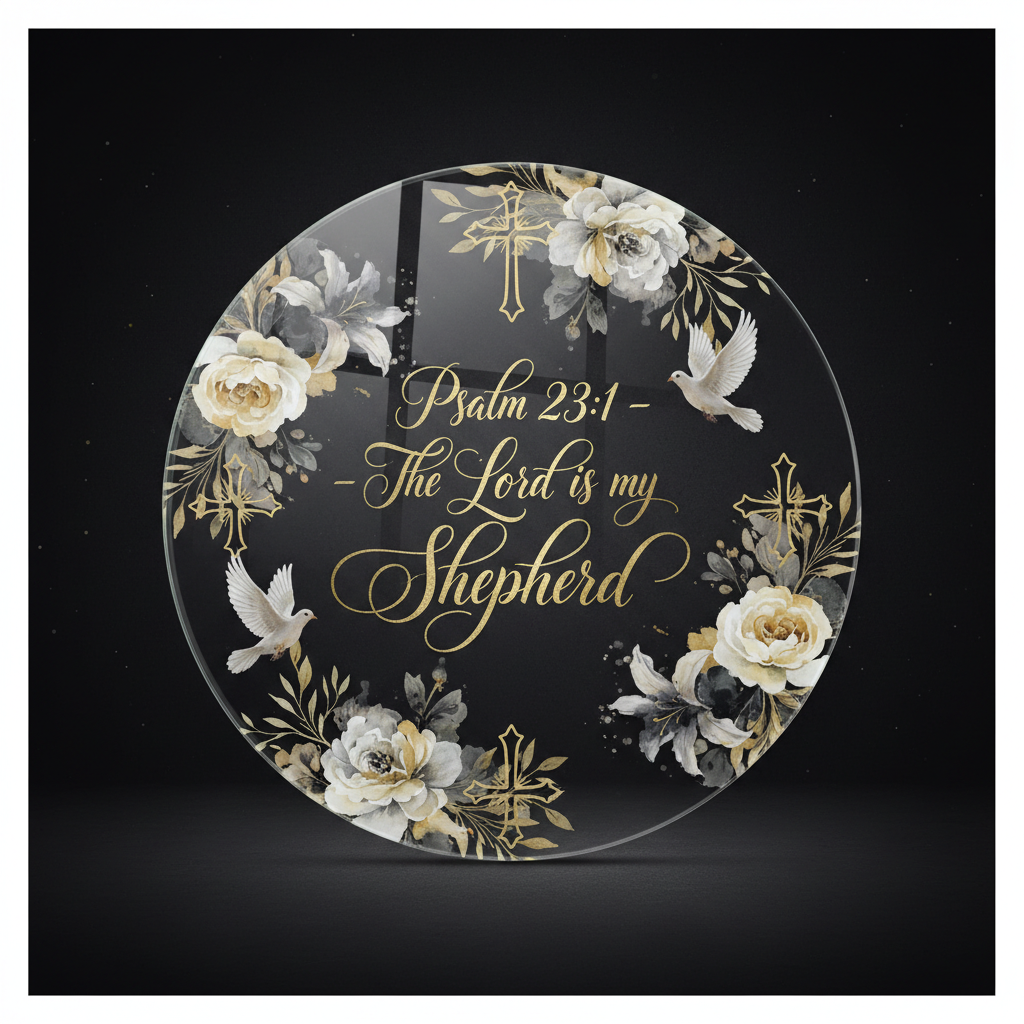 Circle Bible Verse Cutting Board