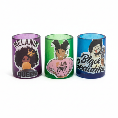 Colorful Resin Shot Glasses