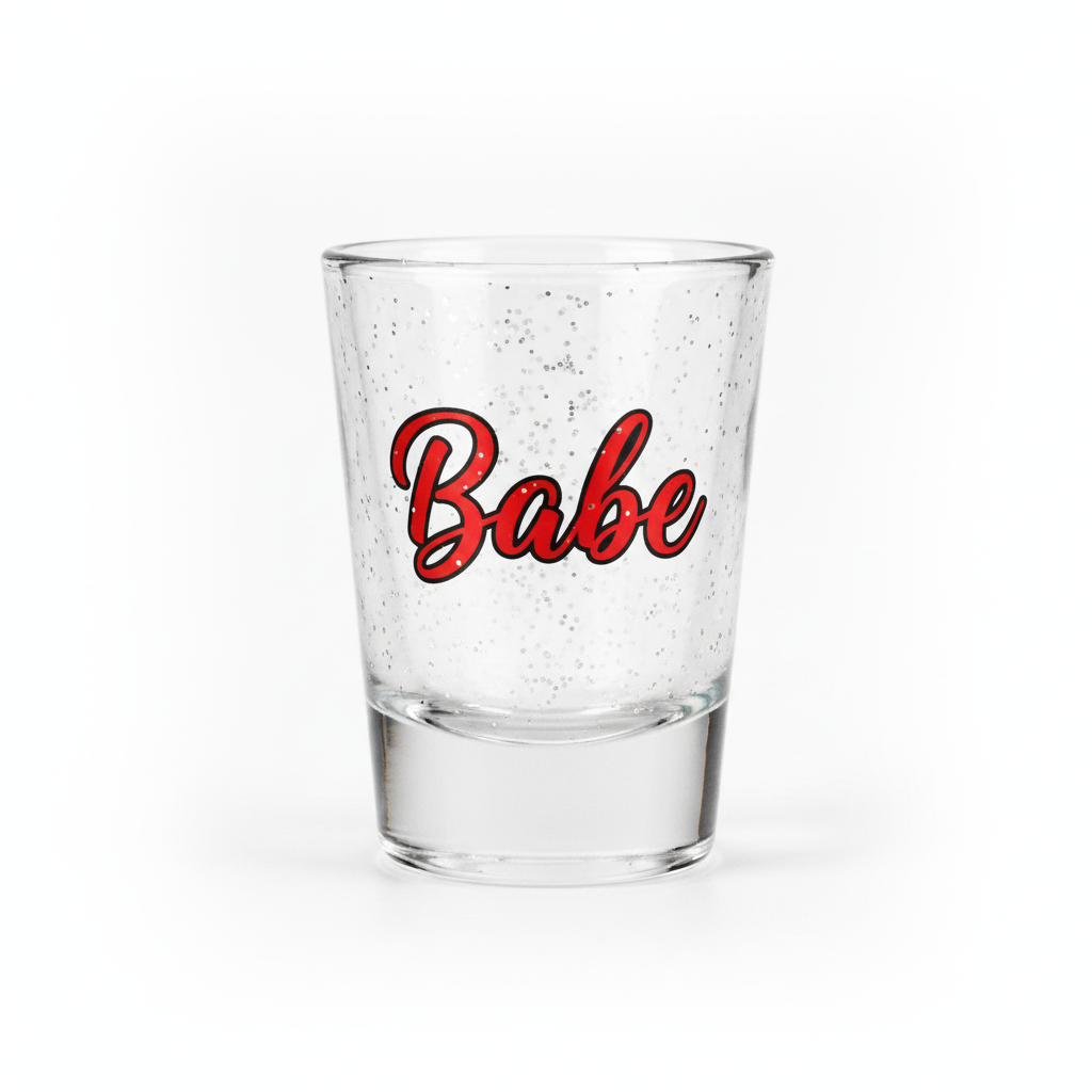 Custom Name Shot Glass - Babe