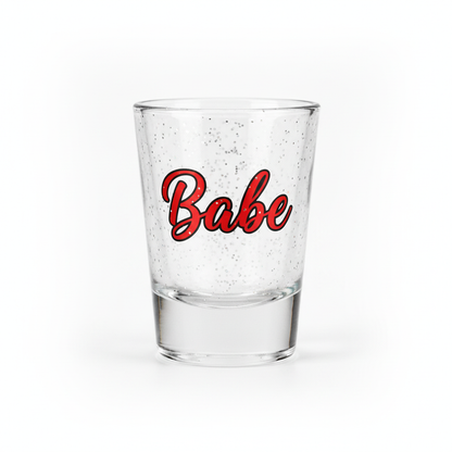 Custom Name Shot Glass - Babe