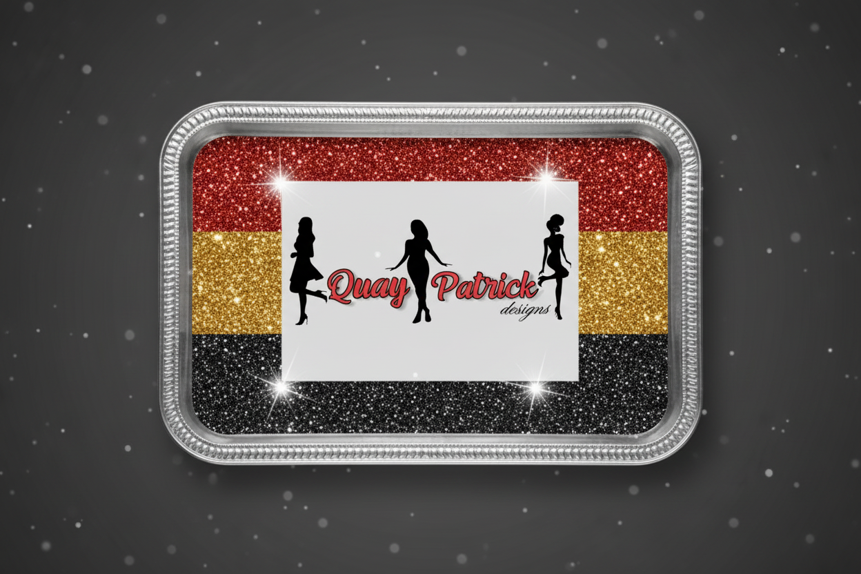 Custom Aluminum Tray & Matching Lighter Set