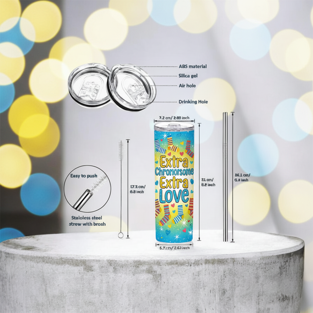 Extra Chromosome Extra Love Tumbler
