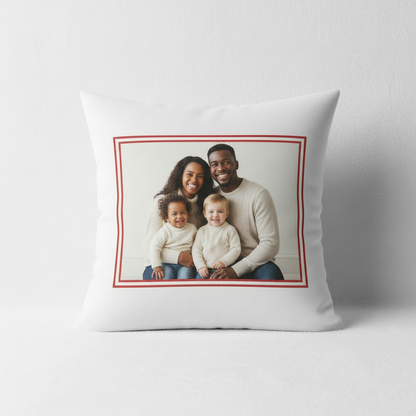Family Photo Pillow - African American
