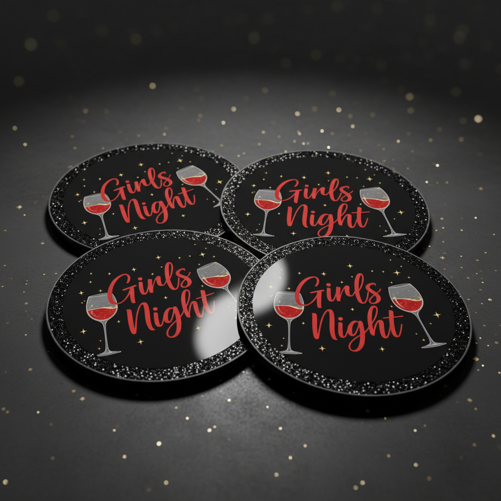 Girls Night Coasters