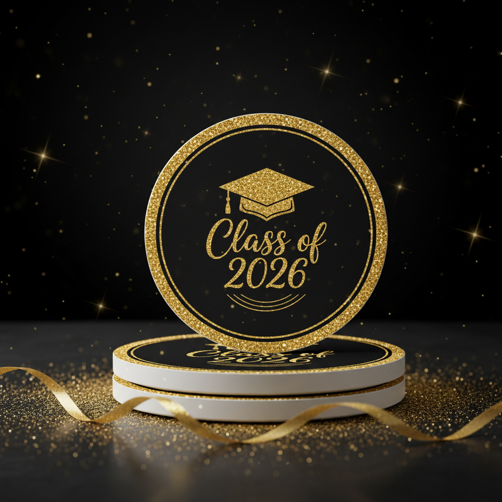 Graduation Coasters
