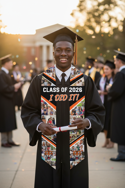 Graduation Stole Lifestyle Mockup