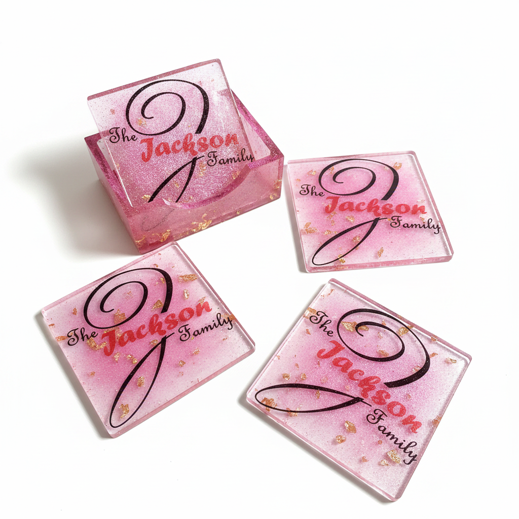 Jackson Family 4 Coasters