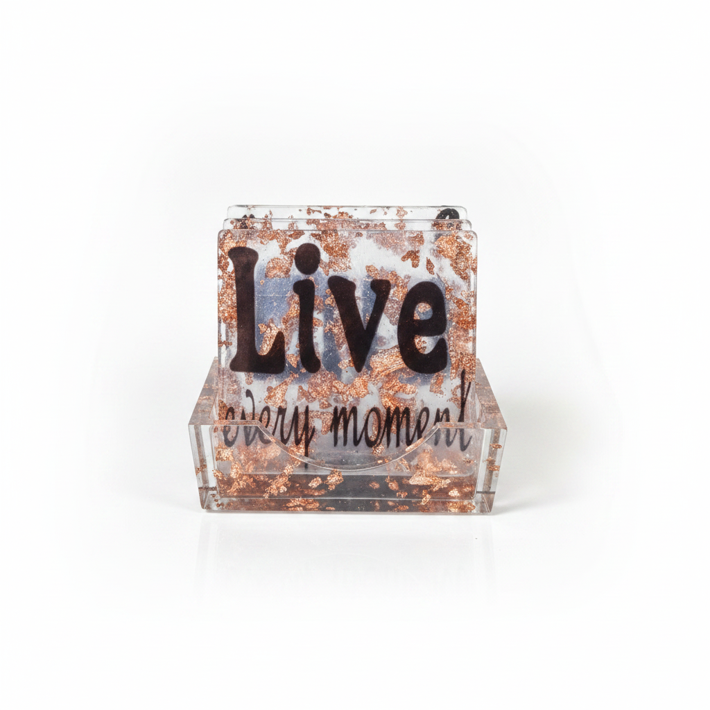Live Every Moment Coasters