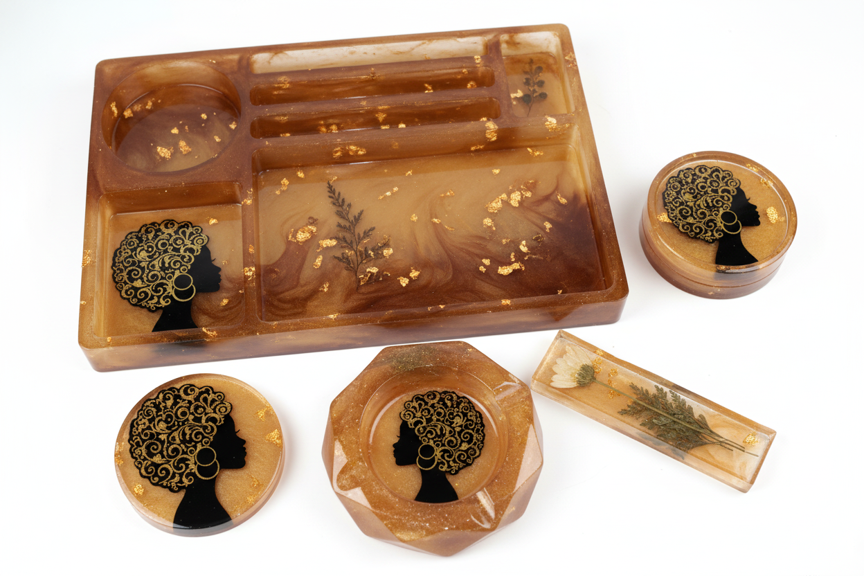 Melanin Resin Set