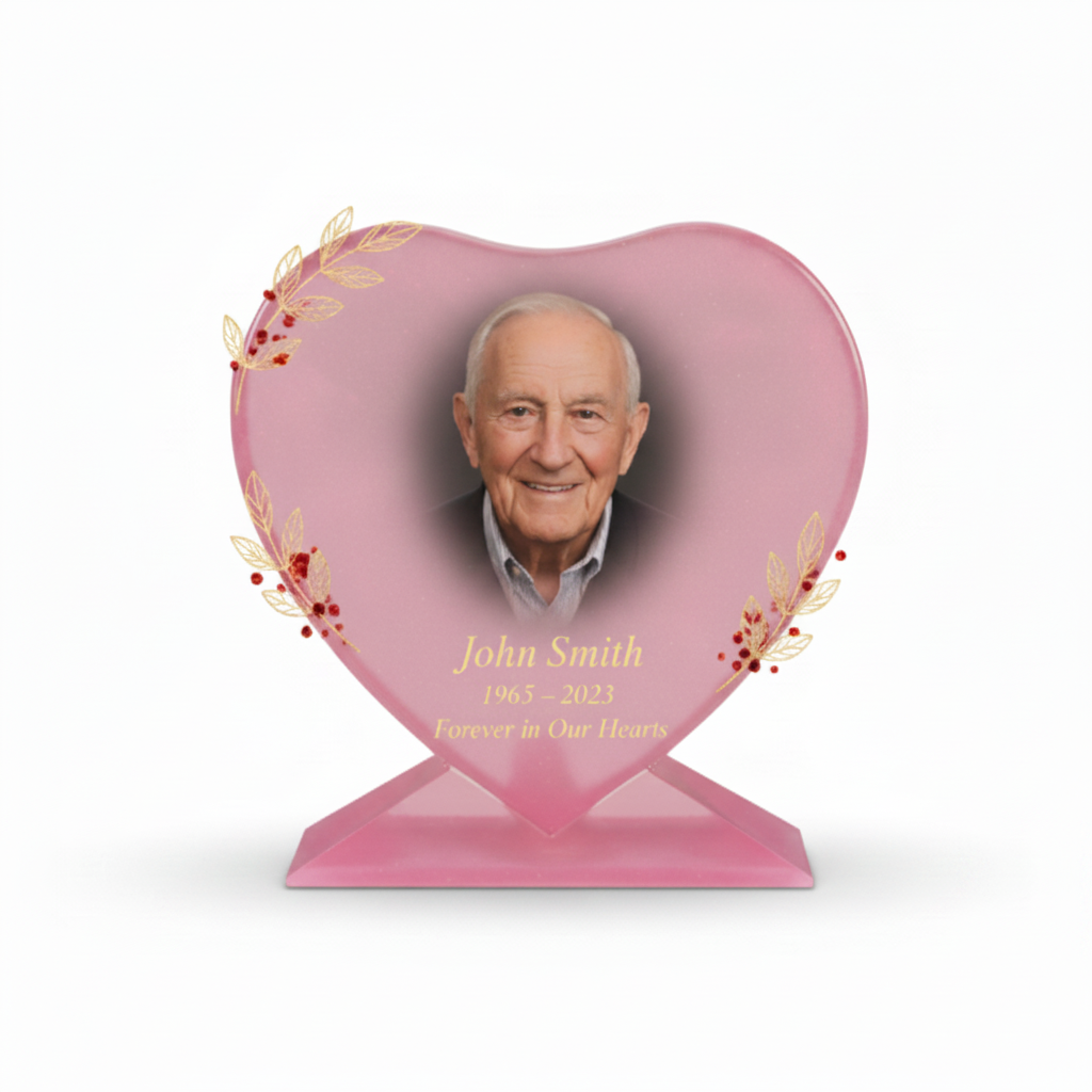 Memorial Heart Plaque Retry