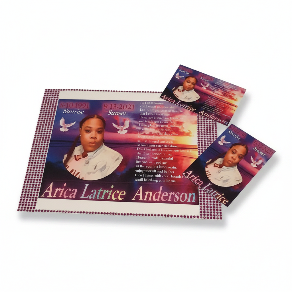 Memorial Mat Set White BG