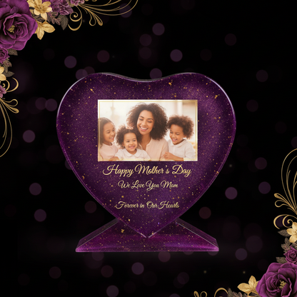 Quay Patrick Designs Purple Mother's Day Heart