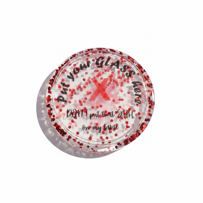 Single Coaster White BG