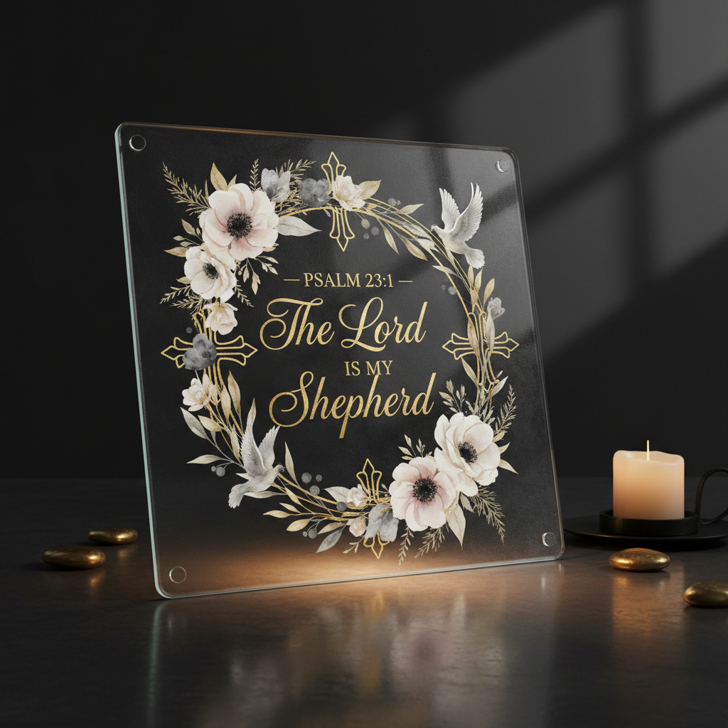 Square Bible Verse Cutting Board