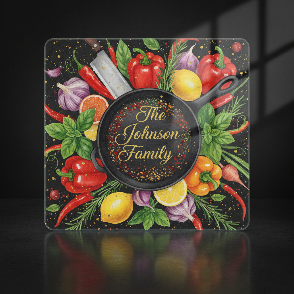 Square - The Johnson Family Cutting Board