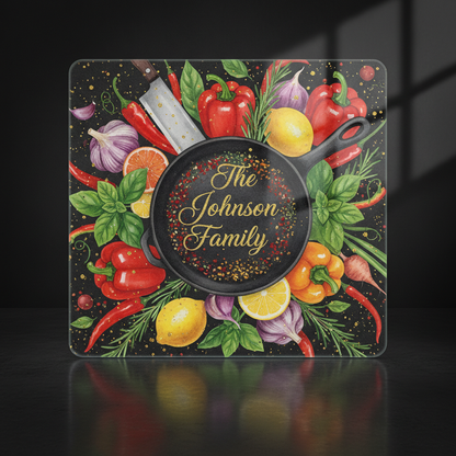 Square - The Johnson Family Cutting Board