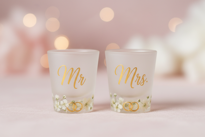 Wedding Resin Shot Glasses